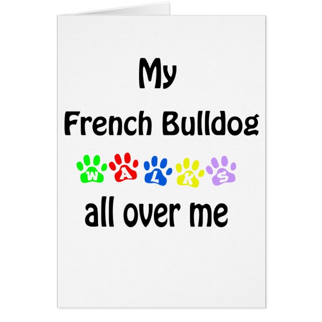 French Bulldog Walks Design (Front)