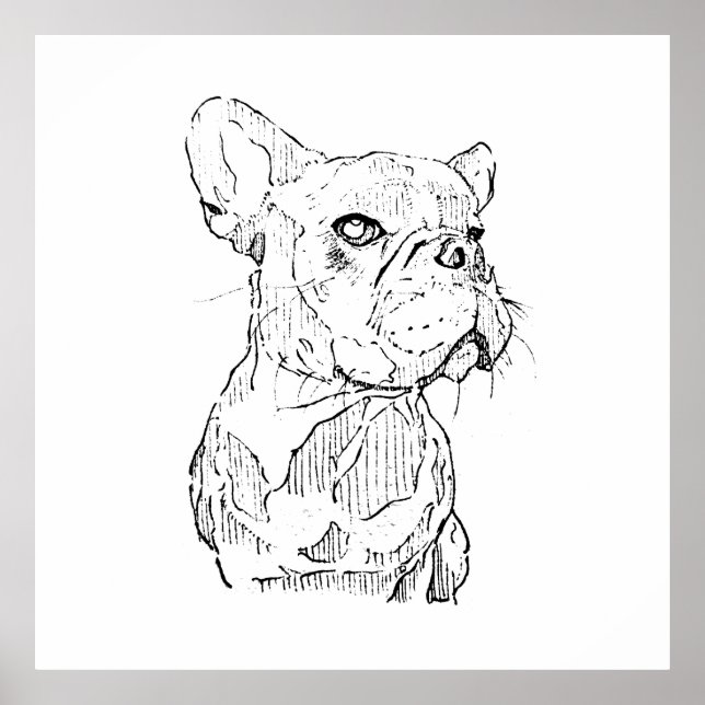 French Bulldog Wall Art, Personalized Poster (Front)