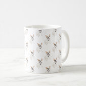 French Bulldog (White Pied) Coffee Mug (Front Right)