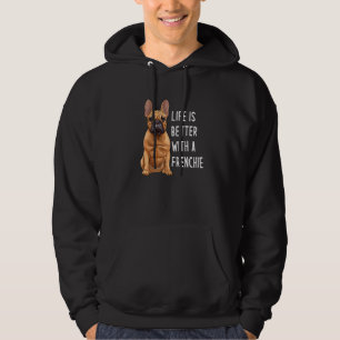 French Bulldog With A Frenchie 2 Hoodie