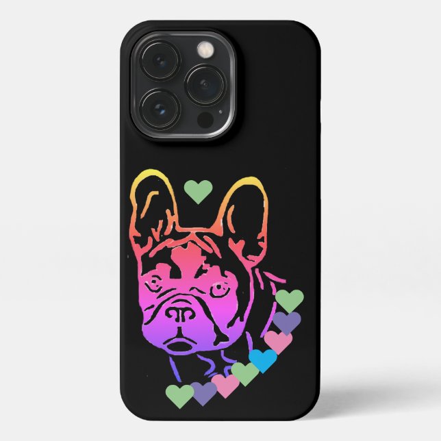 French bulldog with collar IPhone 13 iPhone Case (Back)