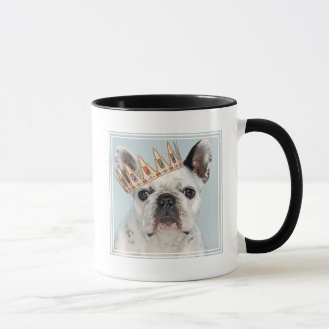 French Bulldog with Crown Mug (Right)