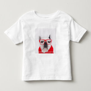 French Bulldog with Glasses and Shirt