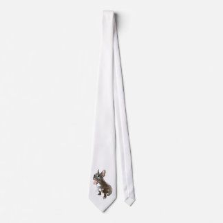 French bulldog with monocle tie