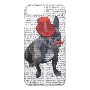 French Bulldog With Red Top Hat and Moustache Case-Mate iPhone Case