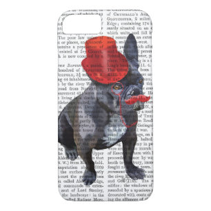 French Bulldog With Red Top Hat and Moustache iPhone 8/7 Case