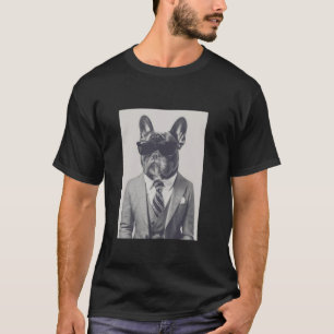 French Bulldog with Sunglasses Funny Dog T-Shirt