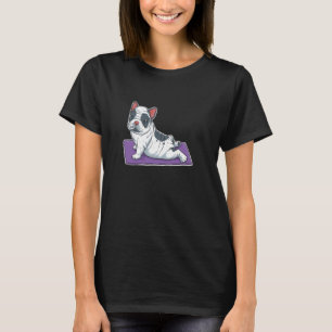 French Bulldog Yoga Gift Funny Yoga Lover Meditati T-Shirt