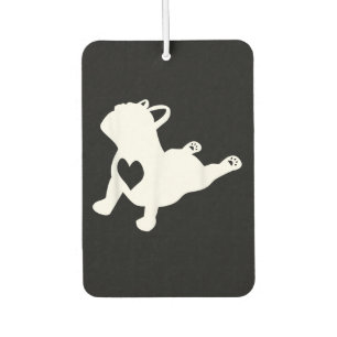 French Bulldog Yoga Love Heart Frenchie Workout Air Freshener