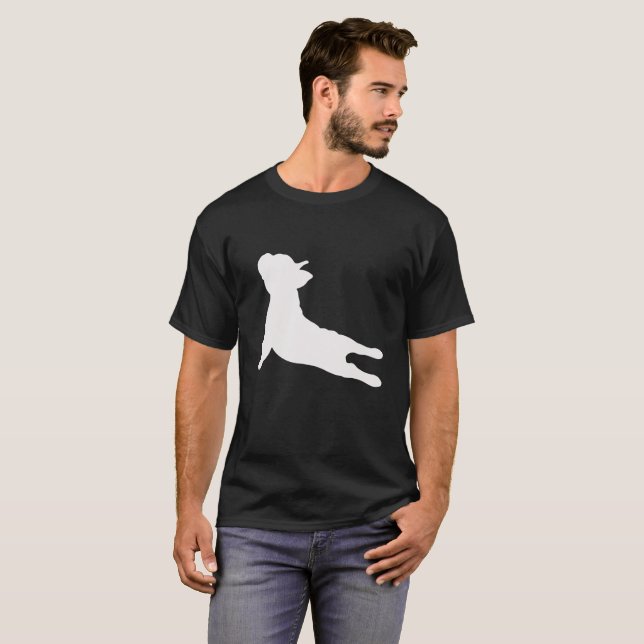 French Bulldog Yoga T-Shirt (Front Full)