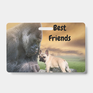 French Bulldogge and others. gorilla Badge