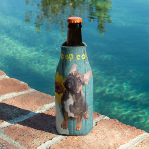 French bulldogge beverage cooler