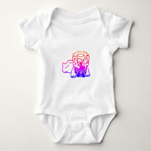 French Bulldogge Finn as Baby Strample Bodysuit