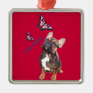 French bulldogge metal ornament