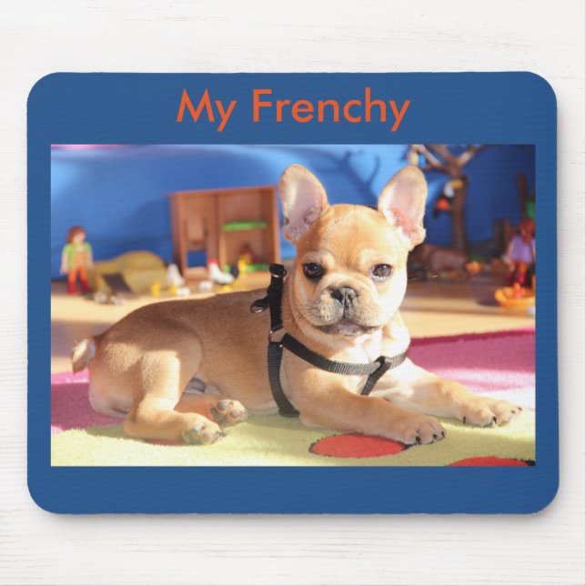 French Bulldogge Mousepad (Front)