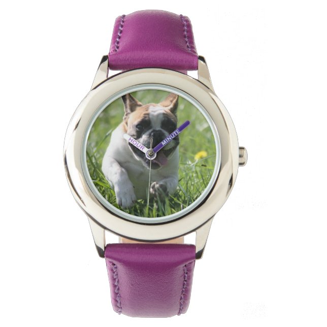French bulldoggen Children watch (Front)