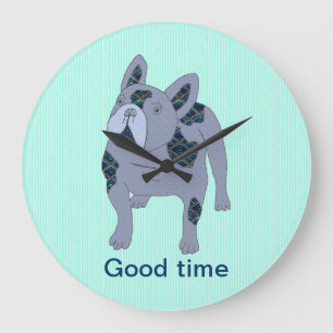 French Bulldoggen clock Clock