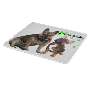 French Bulldoggen cut board