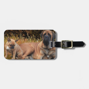 French Bulldoggen Mastiff boot trailer Luggage Tag