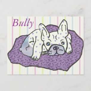 French Bulldoggen postcard