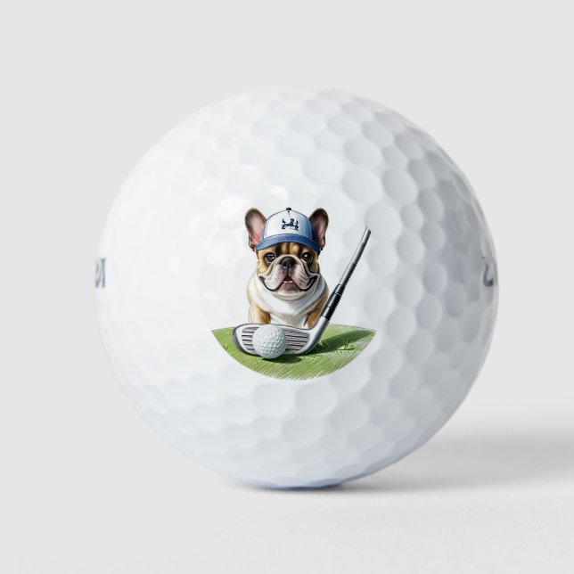 French Bulldogs Golf Balls (Front)