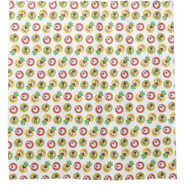 French Bulldogs In Fruit Pool Floats Pattern (Front)