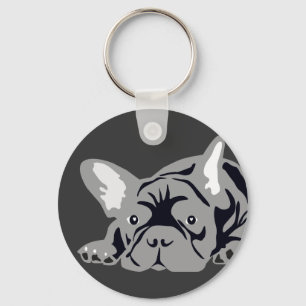 French Bulldogs Keychain