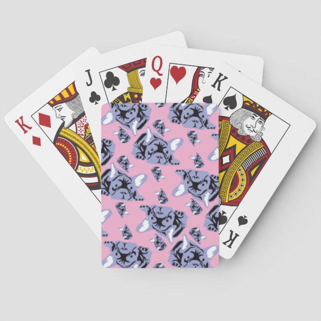French Bulldogs Playing Cards (Back)