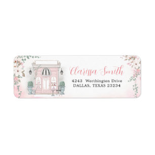 French Cafe Patisserie Girl Pink Anniversaire Adre