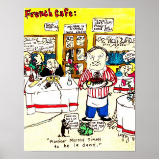 French Cafe - Poster