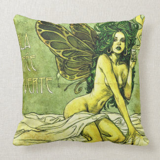 French Cafe Poster c1885 Throw Pillow