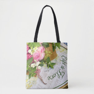 French Cafe Tote Bag
