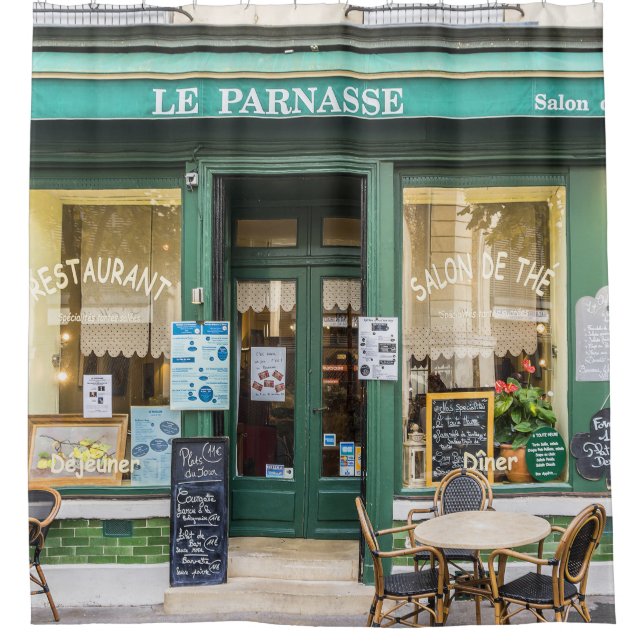 French cafes: Versailles cozy scene. (Front)