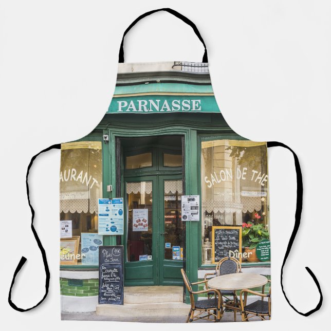 French cafes: Versailles cozy scene. Apron (Front)