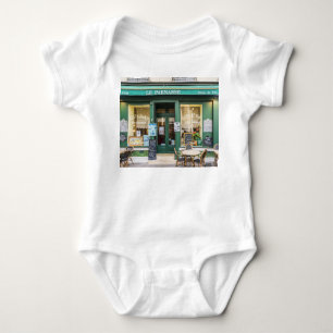French cafes: Versailles cozy scene. Baby Bodysuit