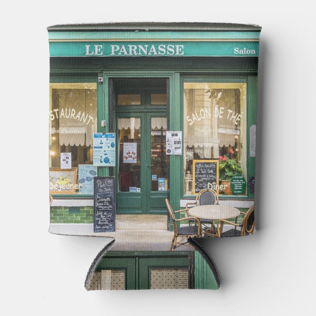 French cafes: Versailles cozy scene. Can Cooler (Front)