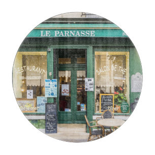 French cafes: Versailles cozy scene. Cutting Board