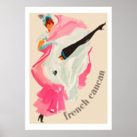 French Cancan (Vintage french ad)