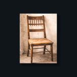 French Canvas Country Rustic Chair Print<br><div class="desc">This French country rustic chair canvas print features a vintage wooden chair with warm farmhouse character and timeless cottage charm. The aged wood texture and simple antique design make this artwork perfect for farmhouse kitchens, cottage homes, rustic living rooms, or French country inspired spaces. A beautiful neutral wall decor piece...</div>