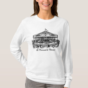 French Carousel Horses Apparel and Gifts T-Shirt