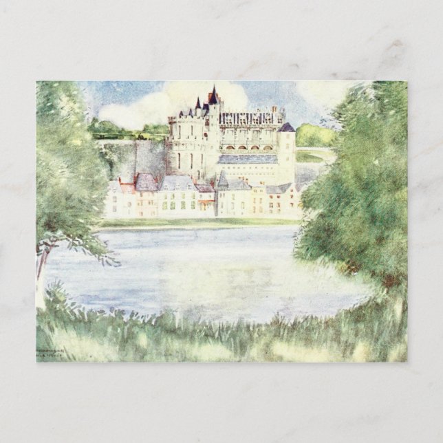 French Castle Postcard (Front)