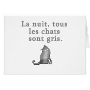 French Cats Saying Products