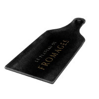 French Cheese Plate Black Cutting Board Fromage
