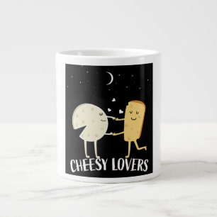 French Cheesy Lovers Cheesy Lovers Large Coffee Mug