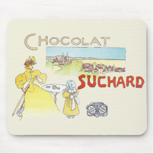 French Chocolate Victorian Candy Sugar Mouse Pad