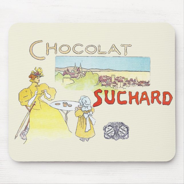 French Chocolate Victorian Candy Sugar Mouse Pad (Front)