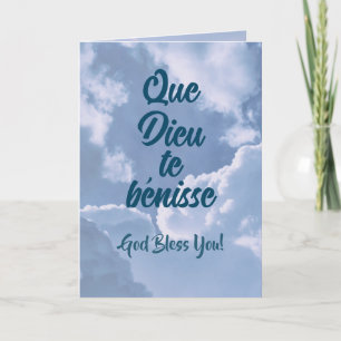 French Christian Birthday Card