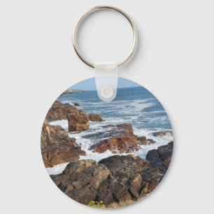 French coastline in Vendée Keychain