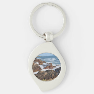 French coastline in Vendée Keychain