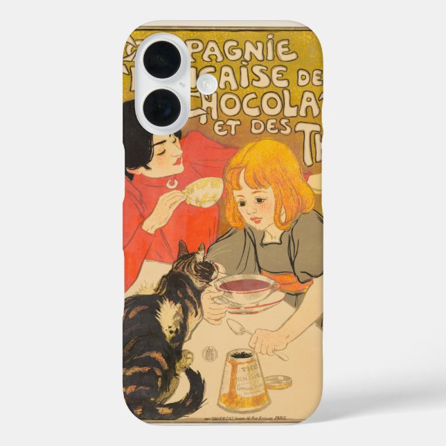 French Company of Chocolates and Teas, Art Nouveau Case-Mate iPhone Case (Back)